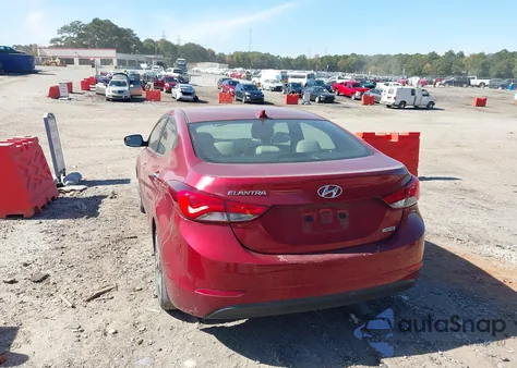 2016 Hyundai Elantra Limited из США, поврежденный, VIN 5NPDH4AE8GH659176